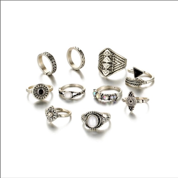 NWT | Boho Rings Set - Picture 3 of 6